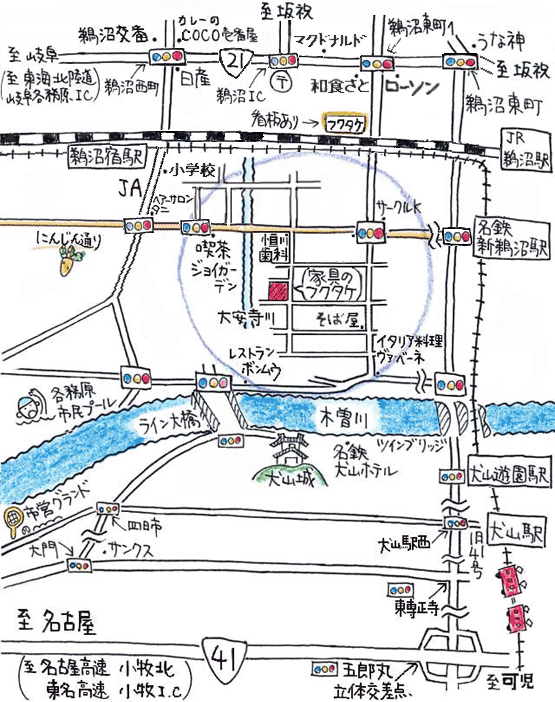 アクセスマップ